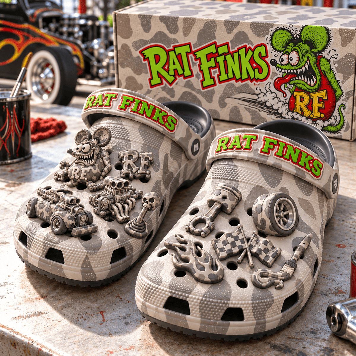 RFK Premium Deer Camo Charm Clog PTKL
