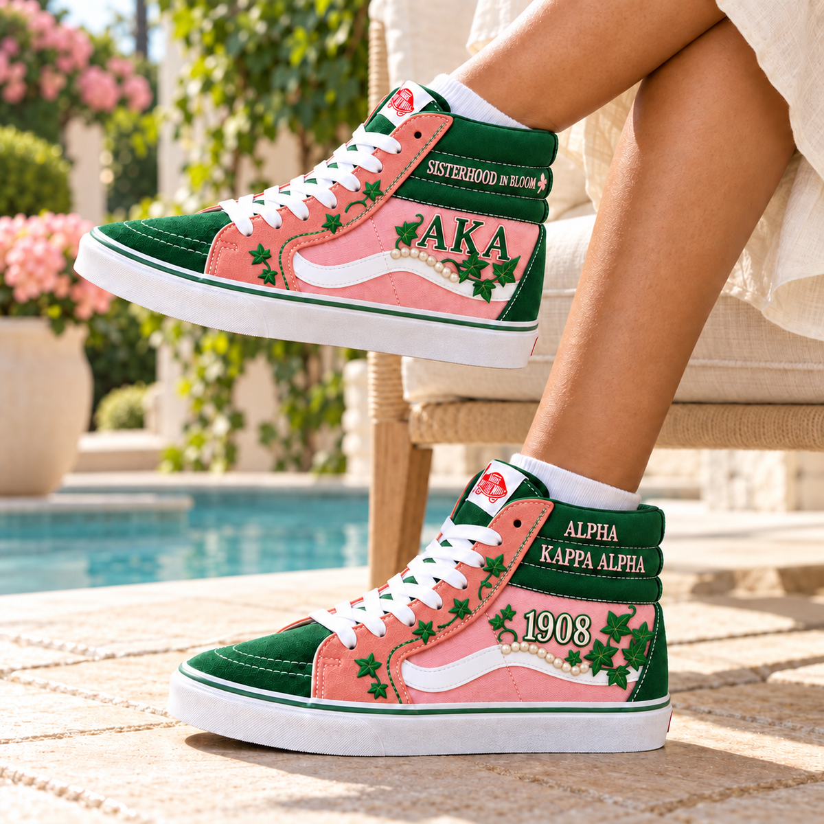 PREMIUM AKA Heritage High-Top Sneakers HQH