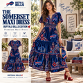 BFBL Premium Embroidered Velvet Maxi Dress PTKL