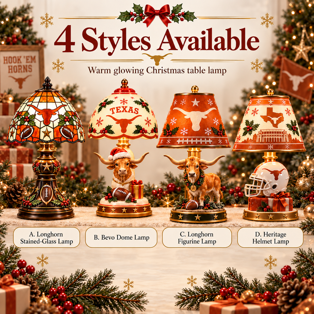 TLS Premium Vintage Christmas Table Lamp Set TNSM