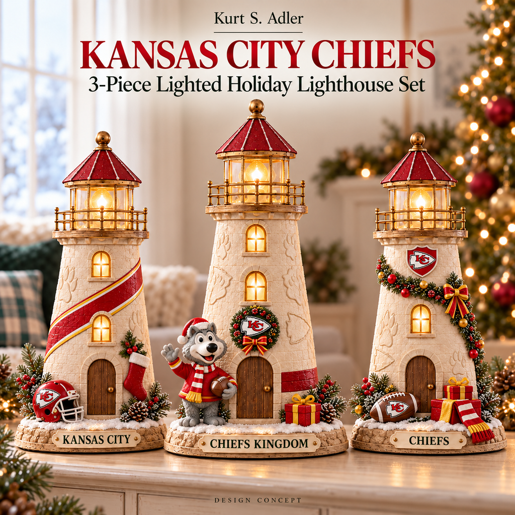 KCC Premium Holiday Lighthouse Trio TMH