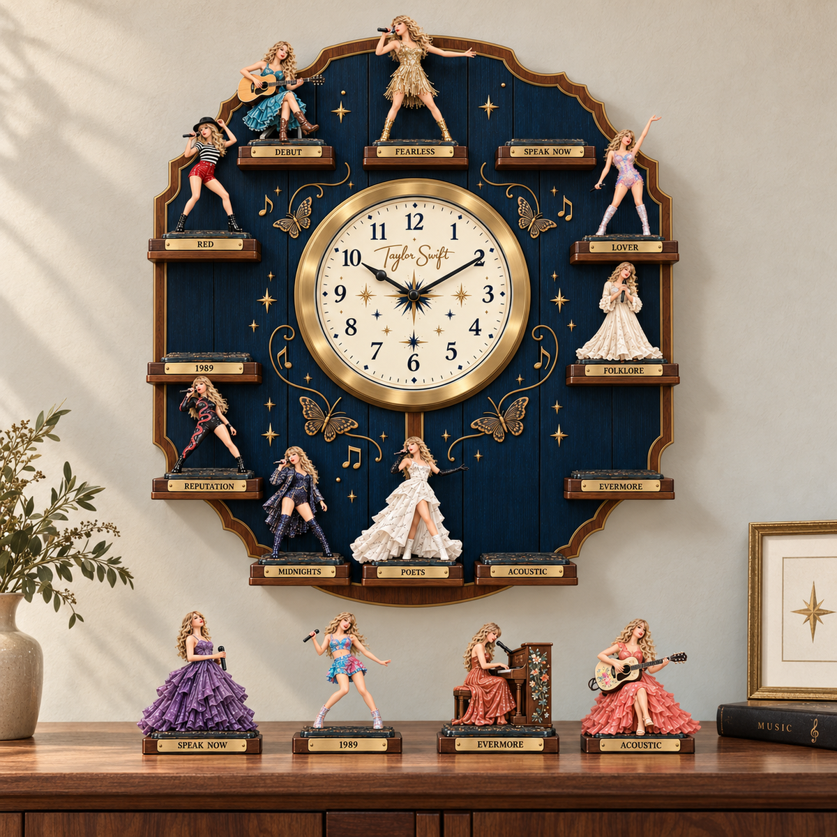 TS Premium Mascot Sculpture Clock Collection PTKL