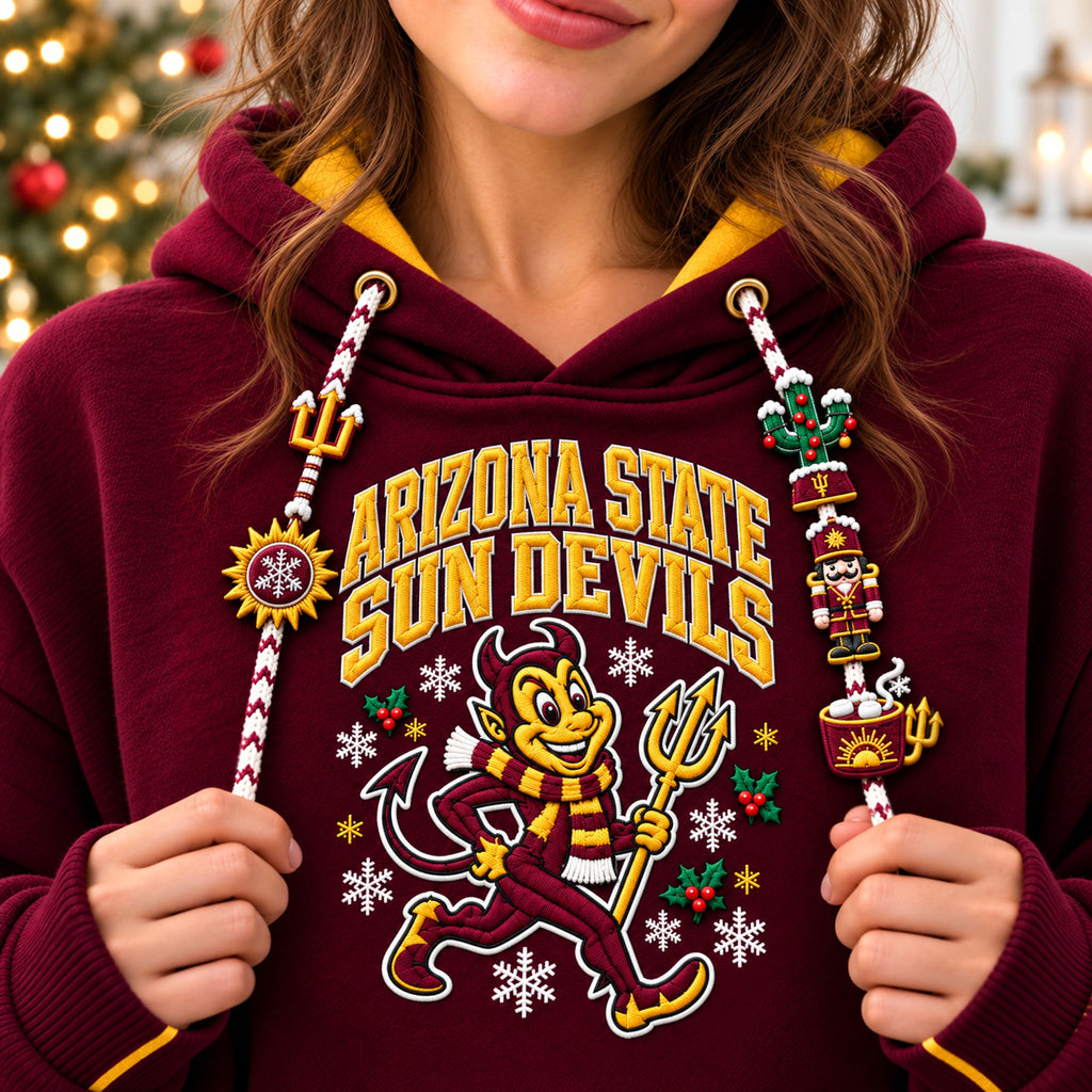 Premium ASSD Christmas Embroidered Charm Hoodie PVNA