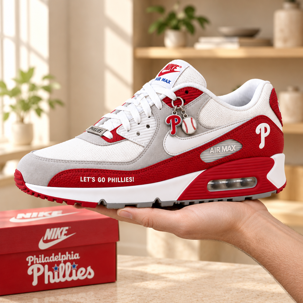 Philadelphia Phillies Premium Low-Top Sneakers