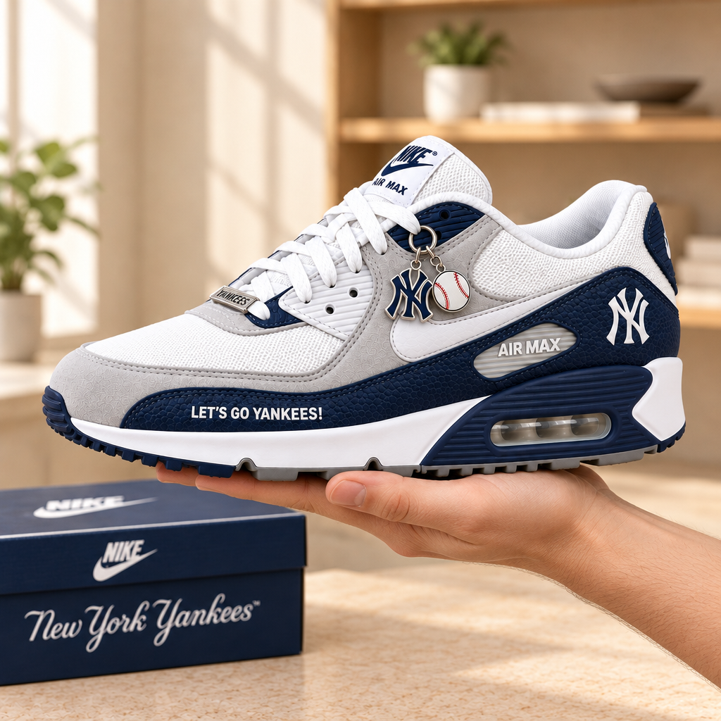 New York Yankees Premium Low-Top Sneakers
