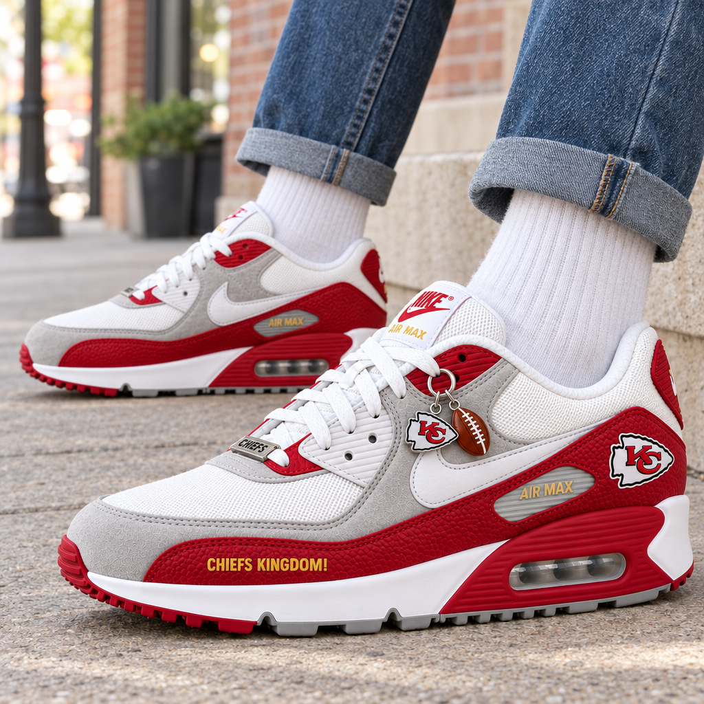 Kansas City Chiefs Premium Low-Top Sneakers