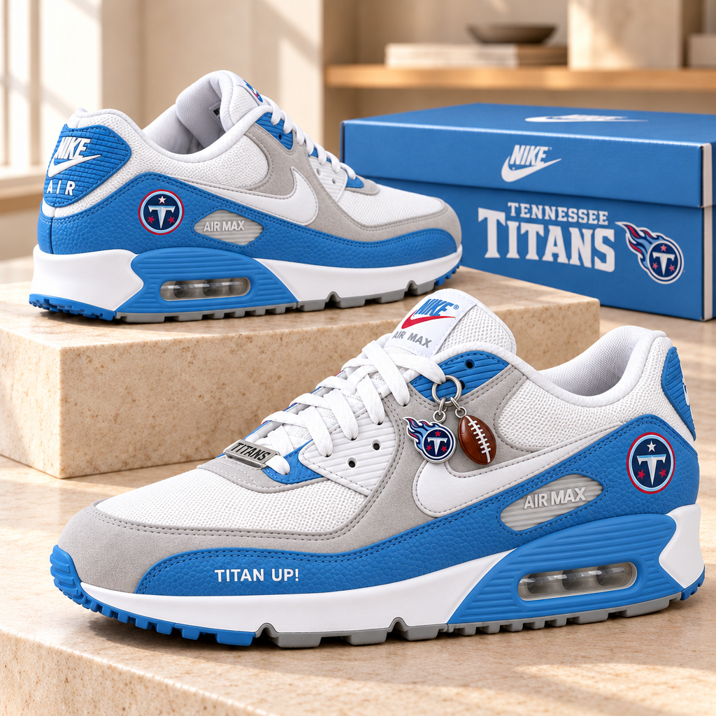 Tennessee Titans Premium Low-Top Sneakers