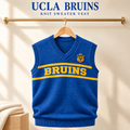 UCLA Premium V-Neck Knit Sweater Vest PNPA