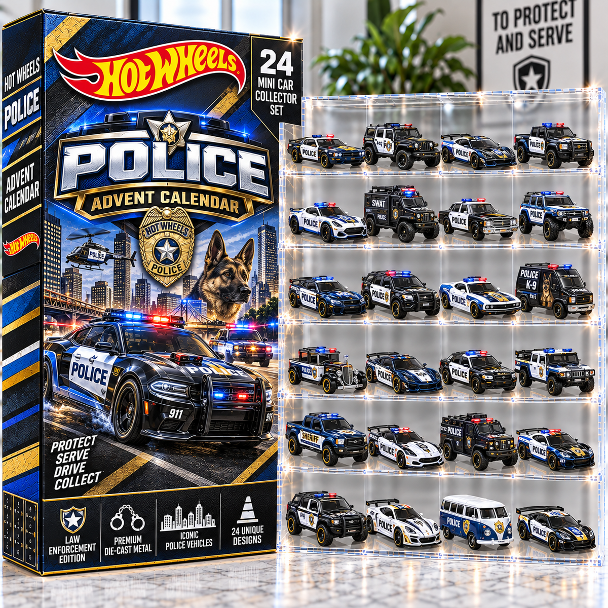 PLC Premium Mini Car Advent Calendar NTNA