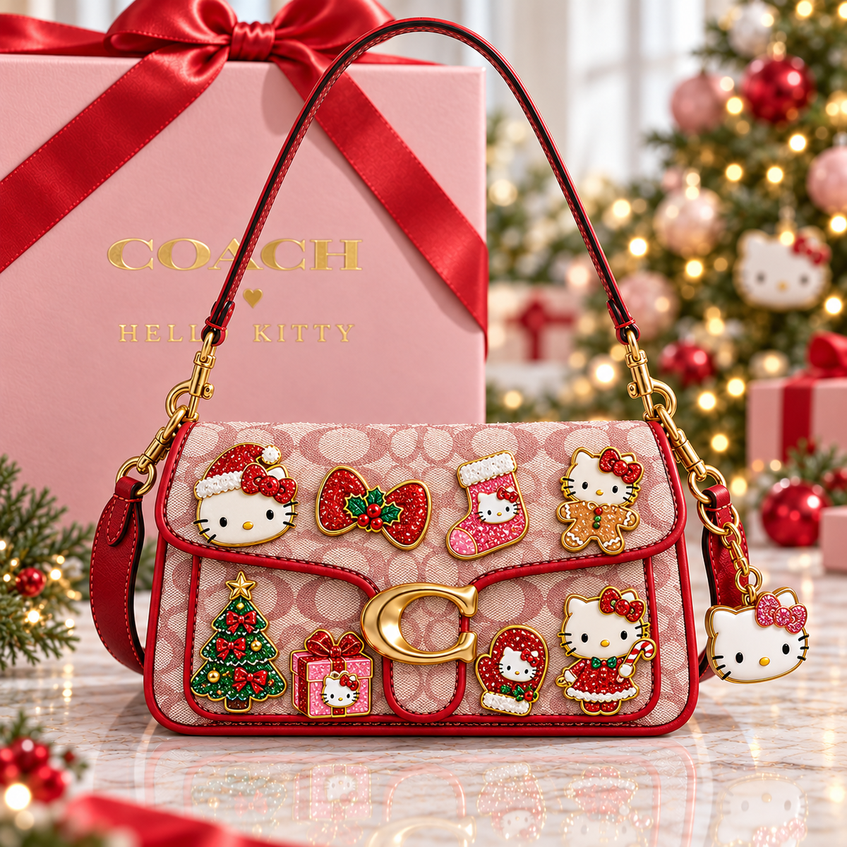 Premium HLKT Noel Shoulder Cross With Charm NPL