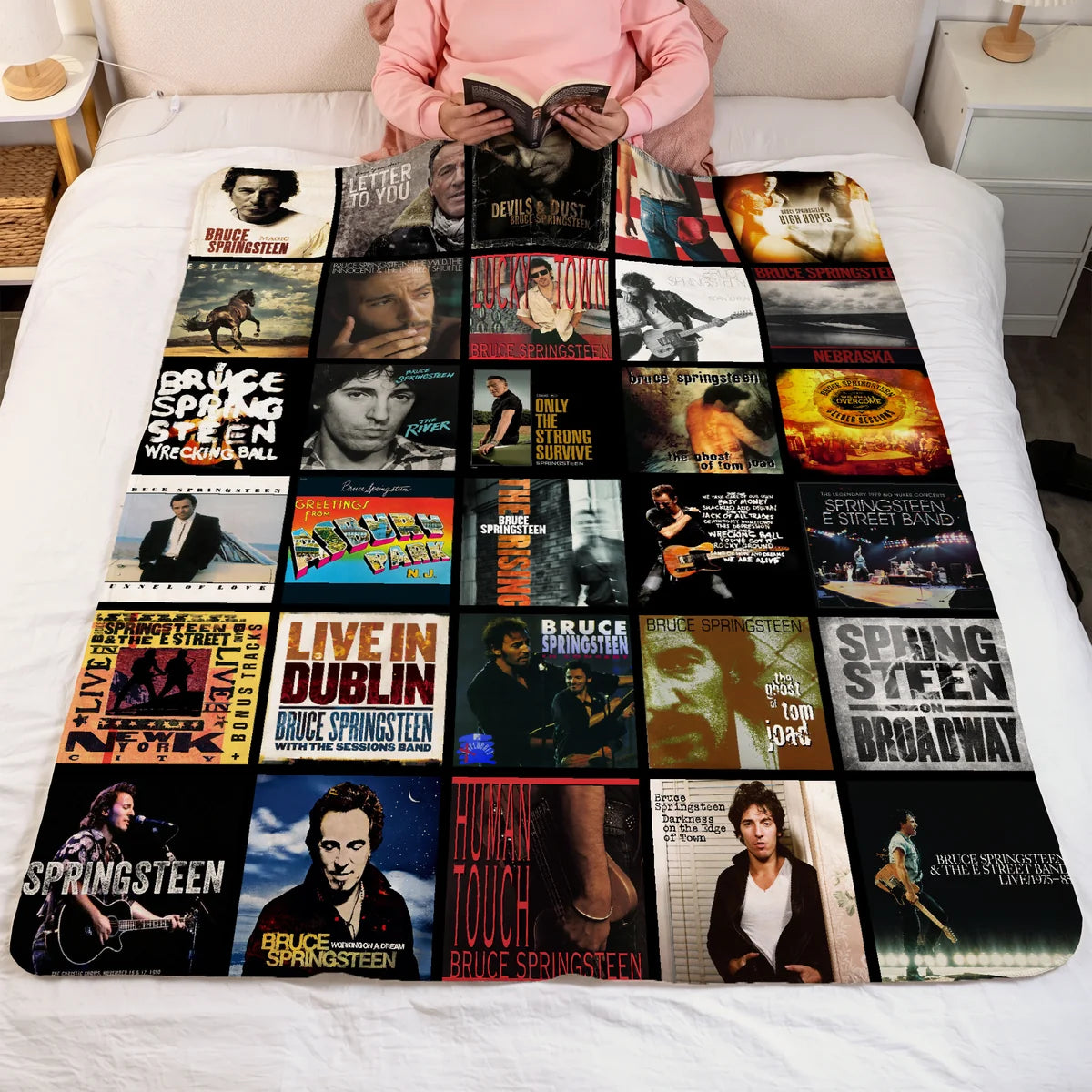 BRST Albums Collage Sherpa Blanket BMD