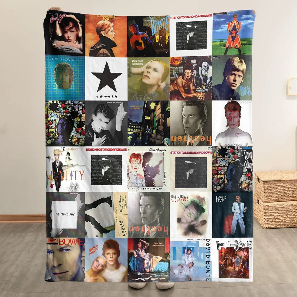 DVB Albums Collage Sherpa Blanket BMD