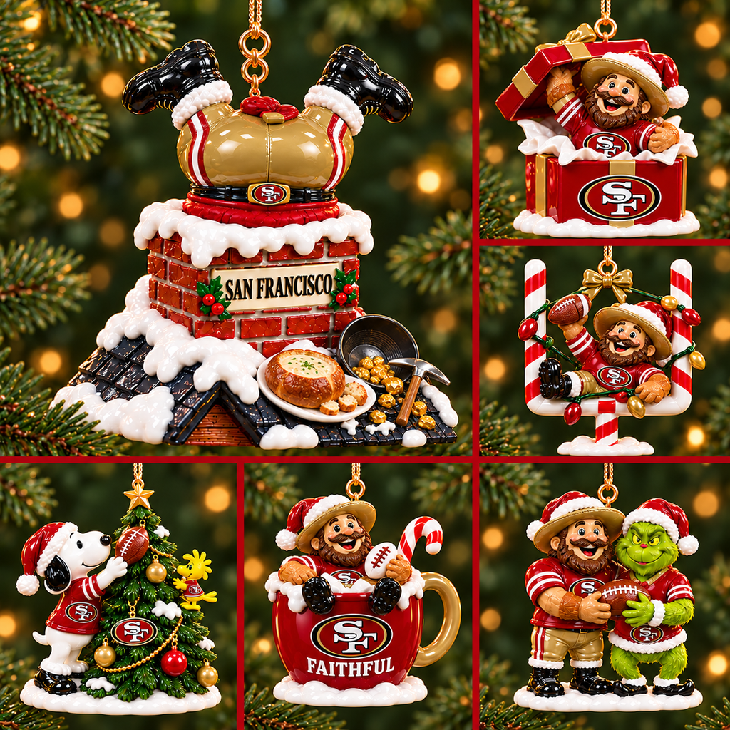 SF49 Premium Christmas Tree Ornament Set TMH