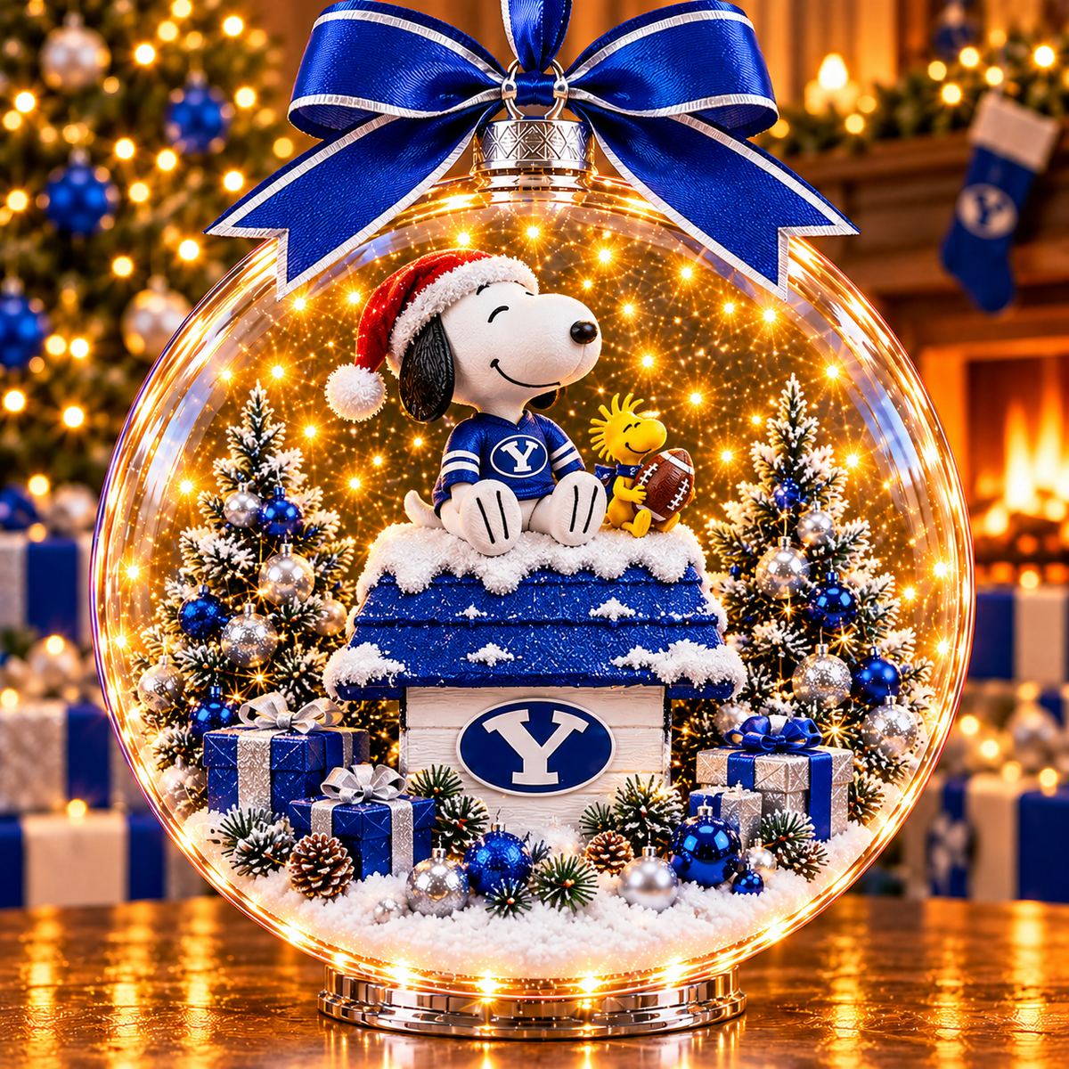 BYU Christmas Ball Ornament PNPA