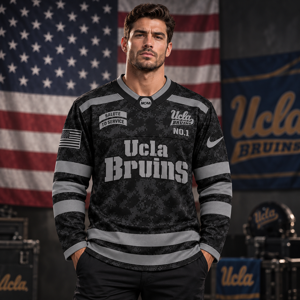 UCLA Camo Hockey Jersey NTTB