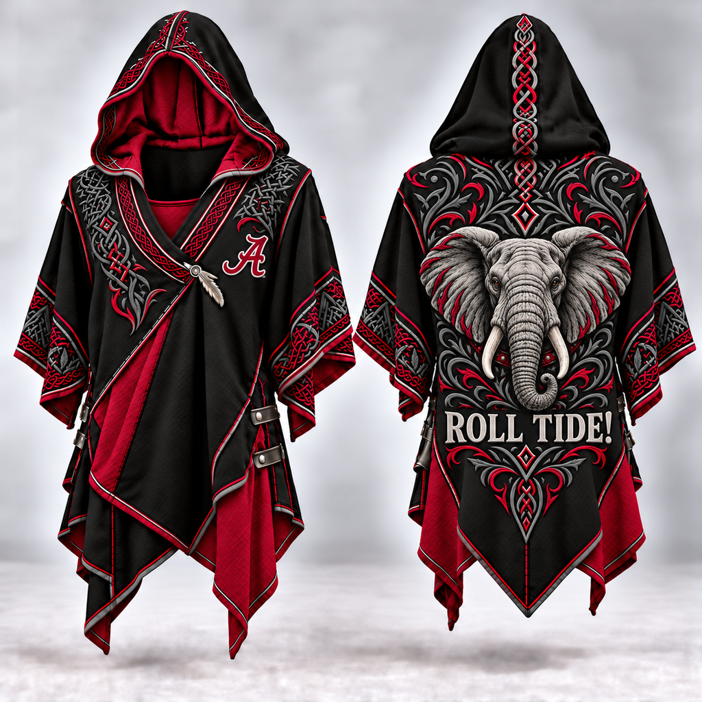 ACT Gothic Viking Hooded Poncho PNPA