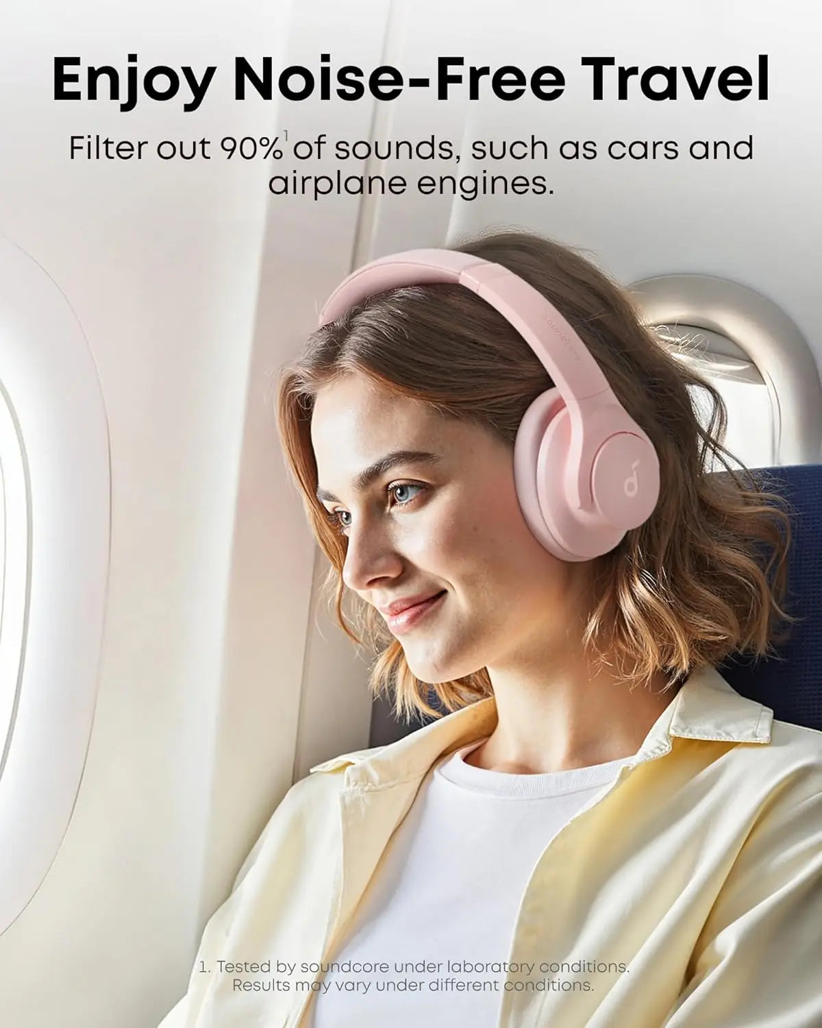 Soundcore by Anker Q20i-Wireless Over-Ear Bluetooth Hybrid Active Noise Cancelling Headphones (Refurbished)