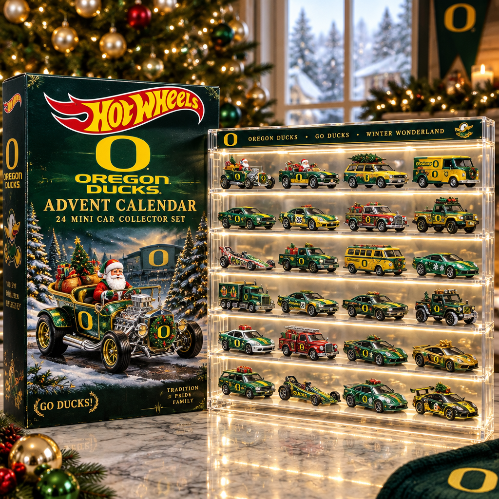 Oregon Ducks Premium Mini Car Advent Calendar