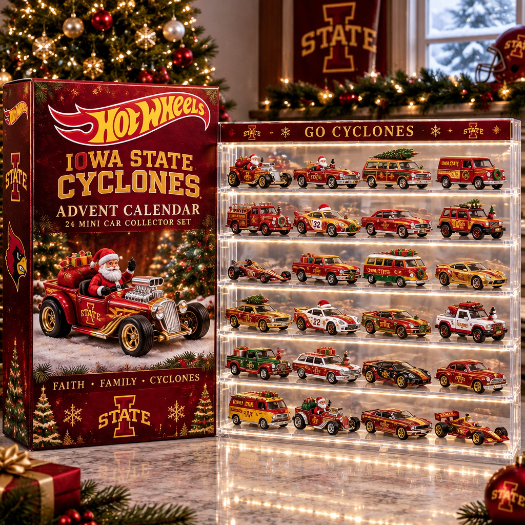 Iowa State Cyclones Premium Mini Car Advent Calendar