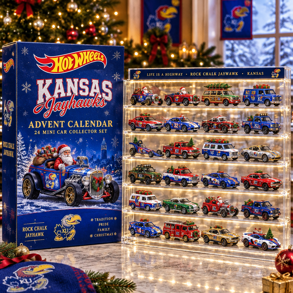 Kansas Jayhawks Premium Mini Car Advent Calendar