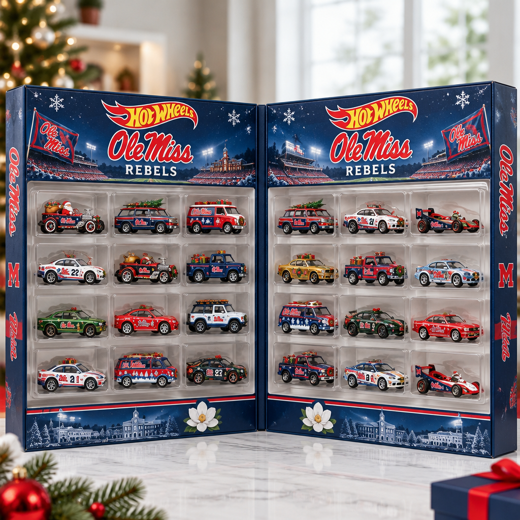 Ole Miss Rebels Premium Mini Car Advent Calendar