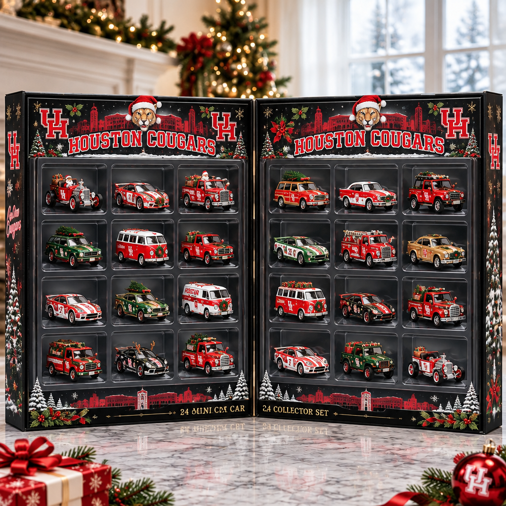 Houston Cougars Premium Mini Car Advent Calendar