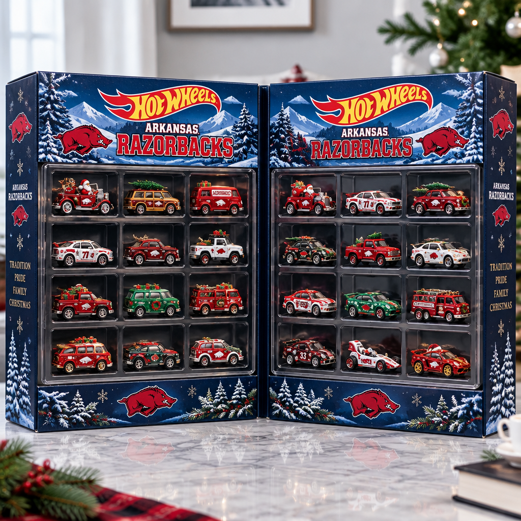 Arkansas Razorbacks Premium Mini Car Advent Calendar