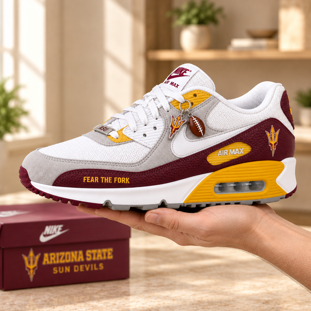 Arizona State Sun Devils Premium Low-Top Sneakers