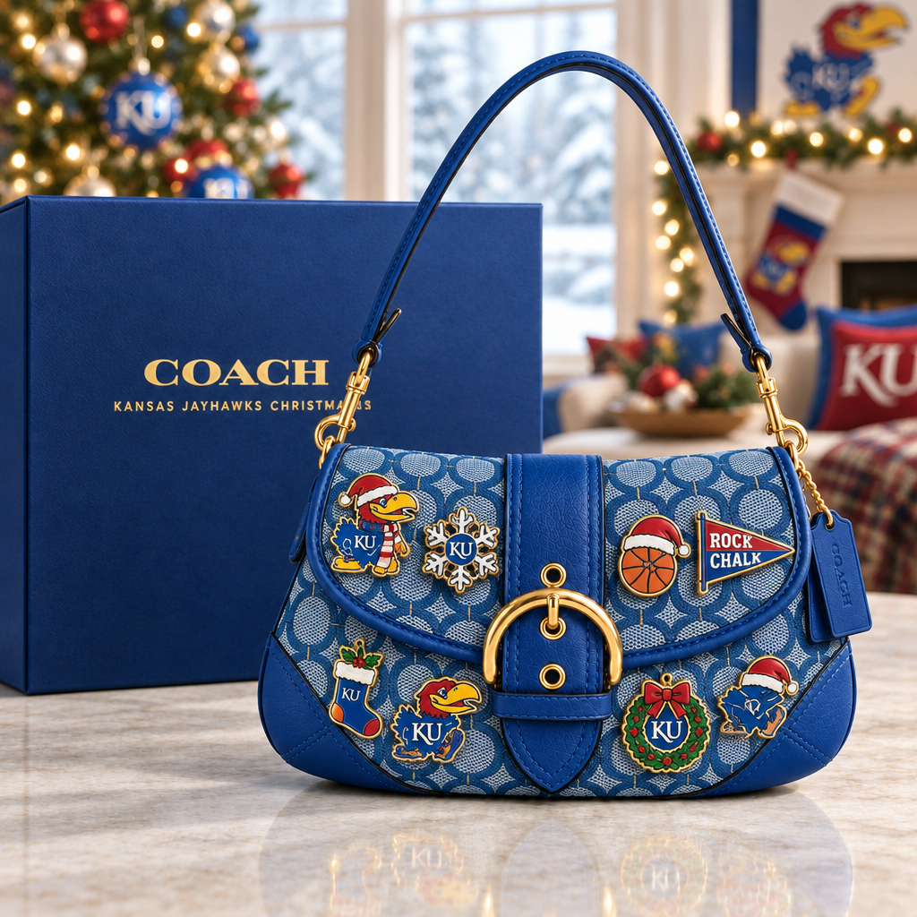 Kansas Jayhawks Soho Bag With Charm