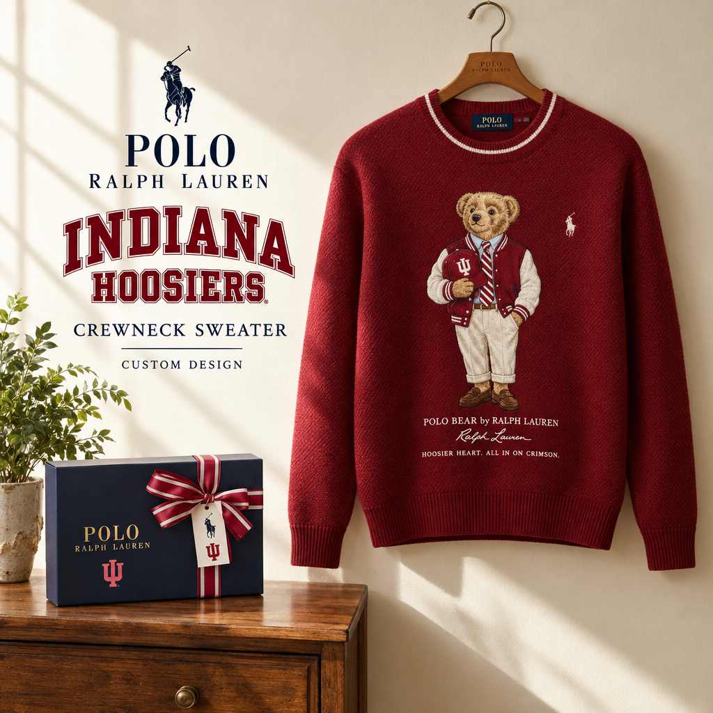 Indiana Hoosiers Premium Crewneck Sweater