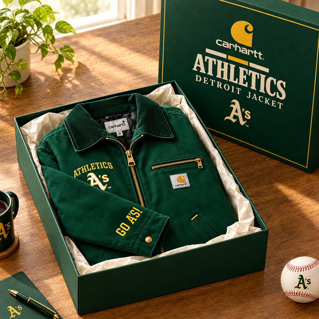 Athletics Baseball Embroidered Detroit Jacket