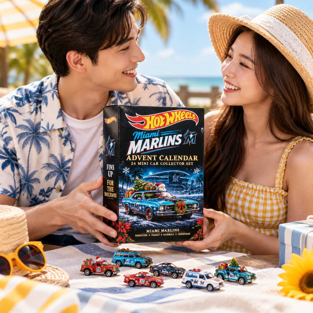 Miami Marlins Premium Mini Car Advent Calendar