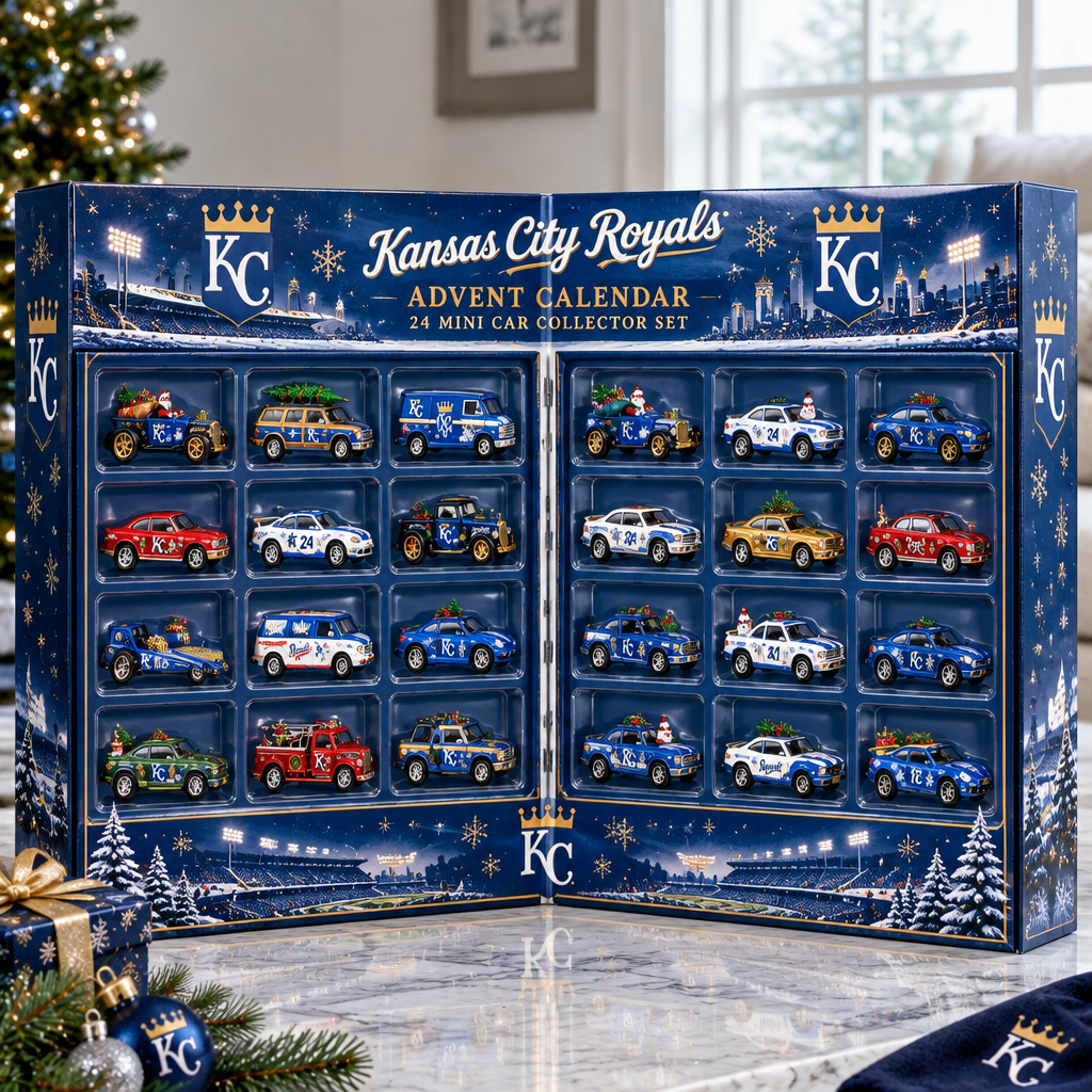 Kansas City Royals Premium Mini Car Advent Calendar