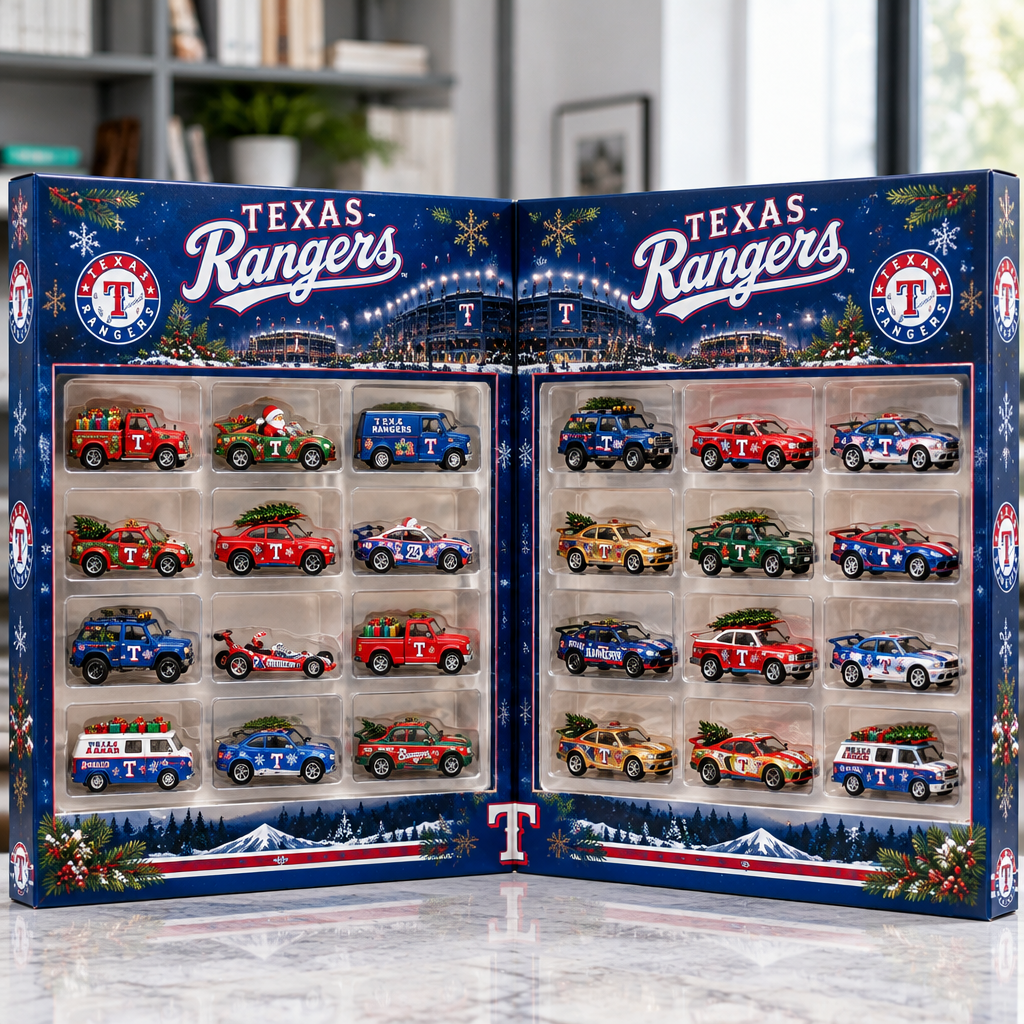 Texas Rangers Premium Mini Car Advent Calendar