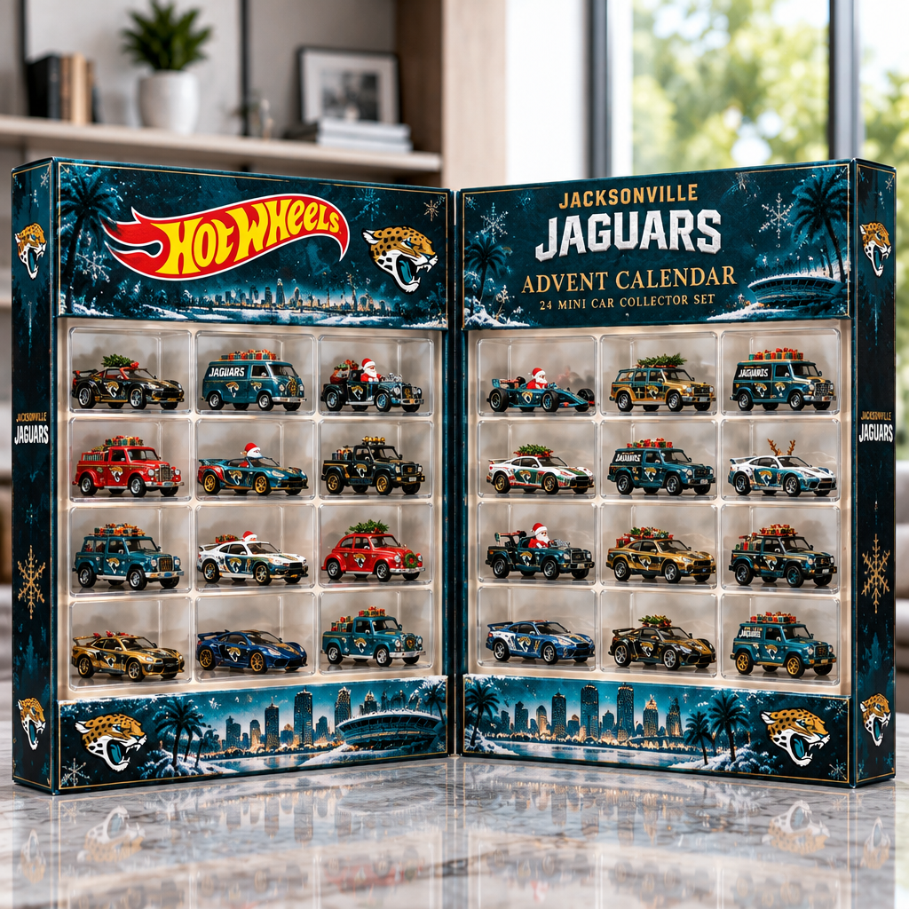 Jacksonville Jaguars Premium Mini Car Advent Calendar