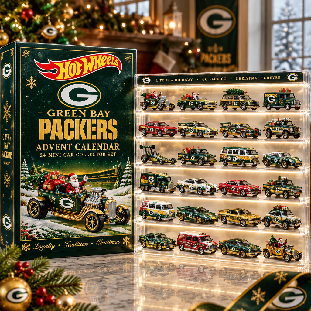 Green Bay Packers Premium Mini Car Advent Calendar