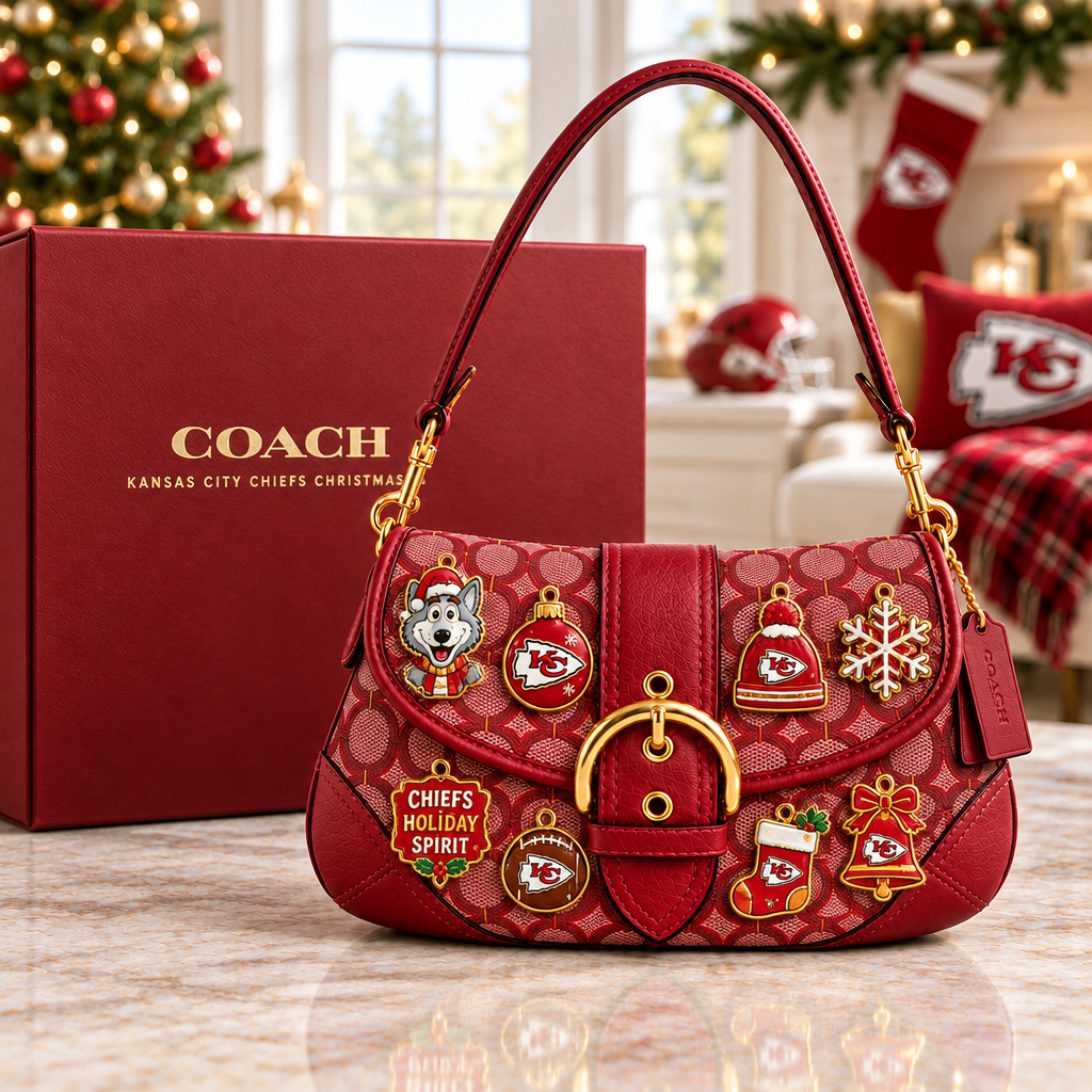 Kansas City Chiefs Soho Bag With Charm