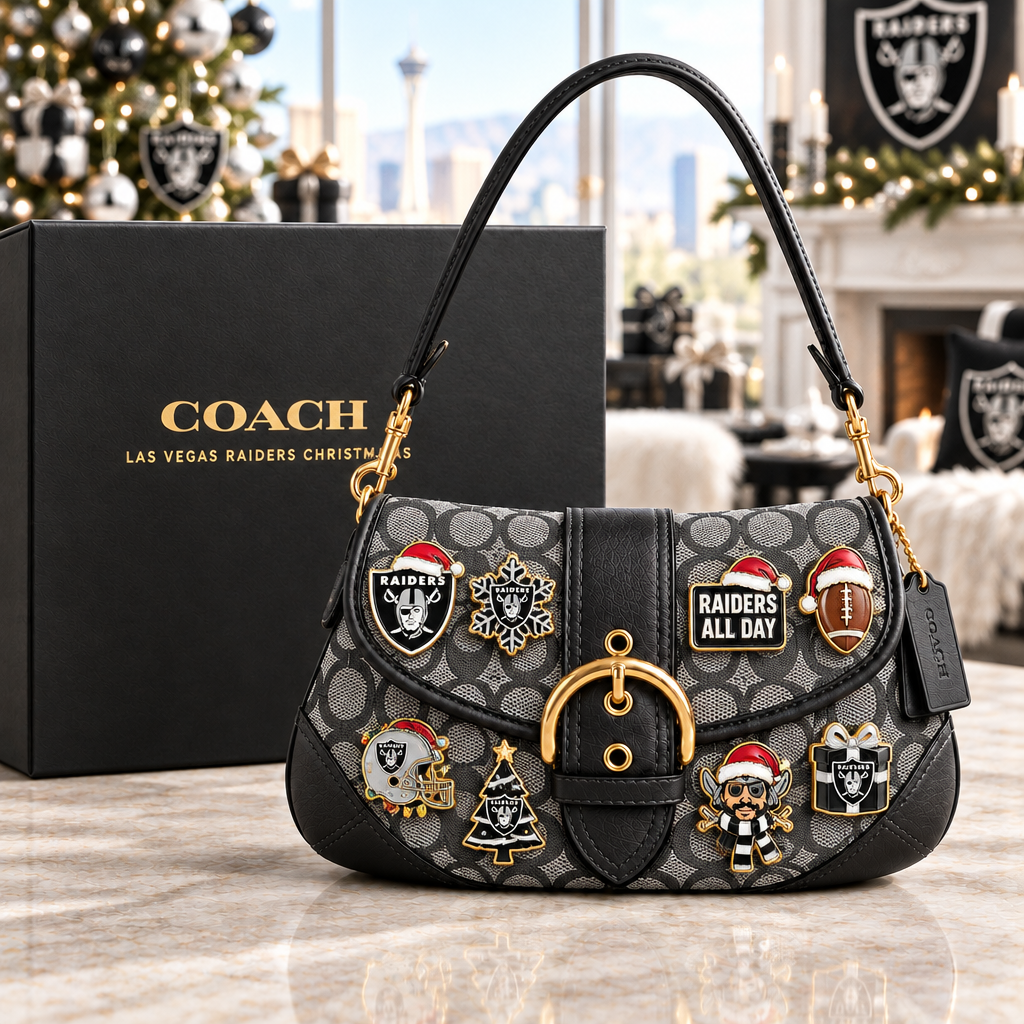 Las Vegas Raiders Soho Bag With Charm
