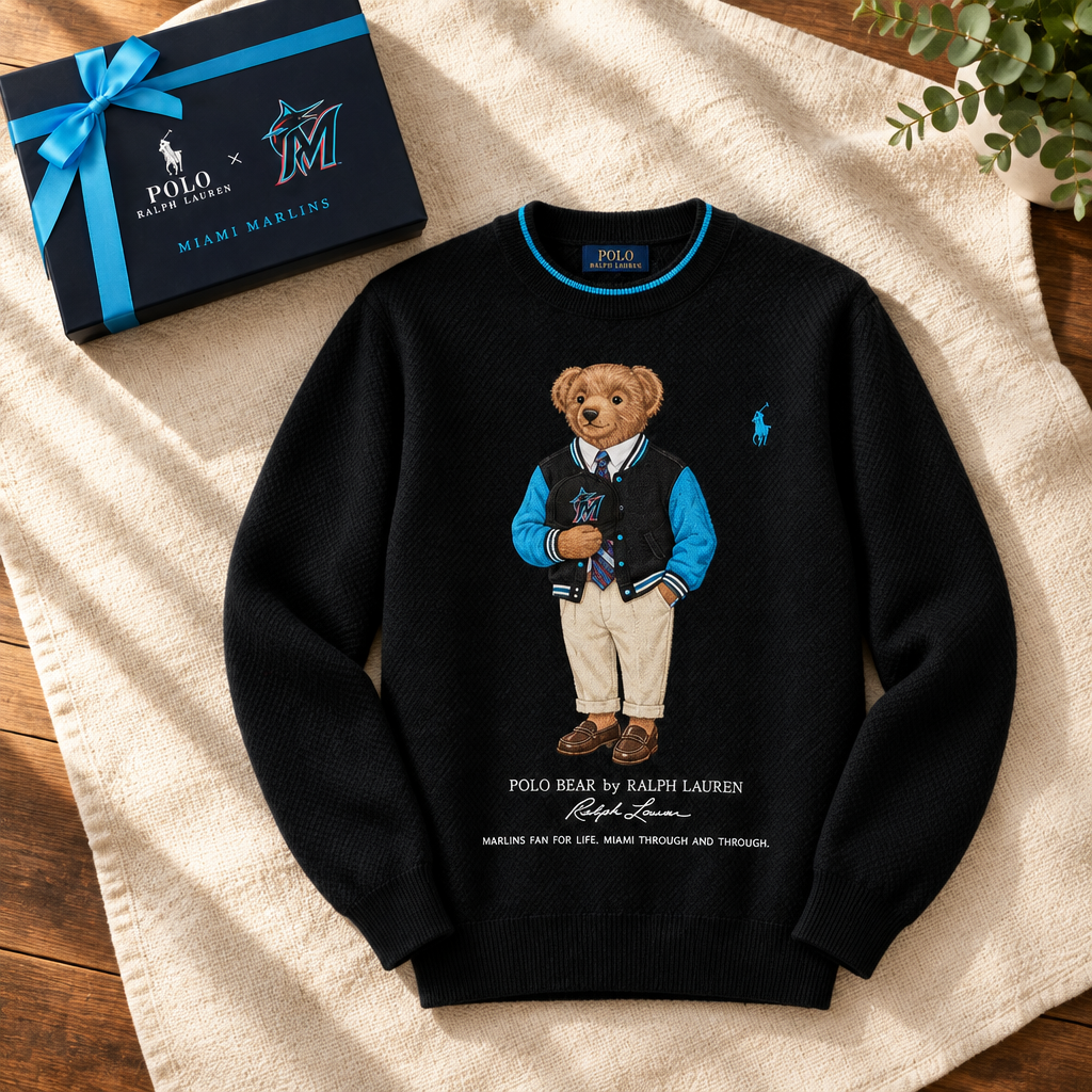 Miami Marlins Premium Crewneck Sweater