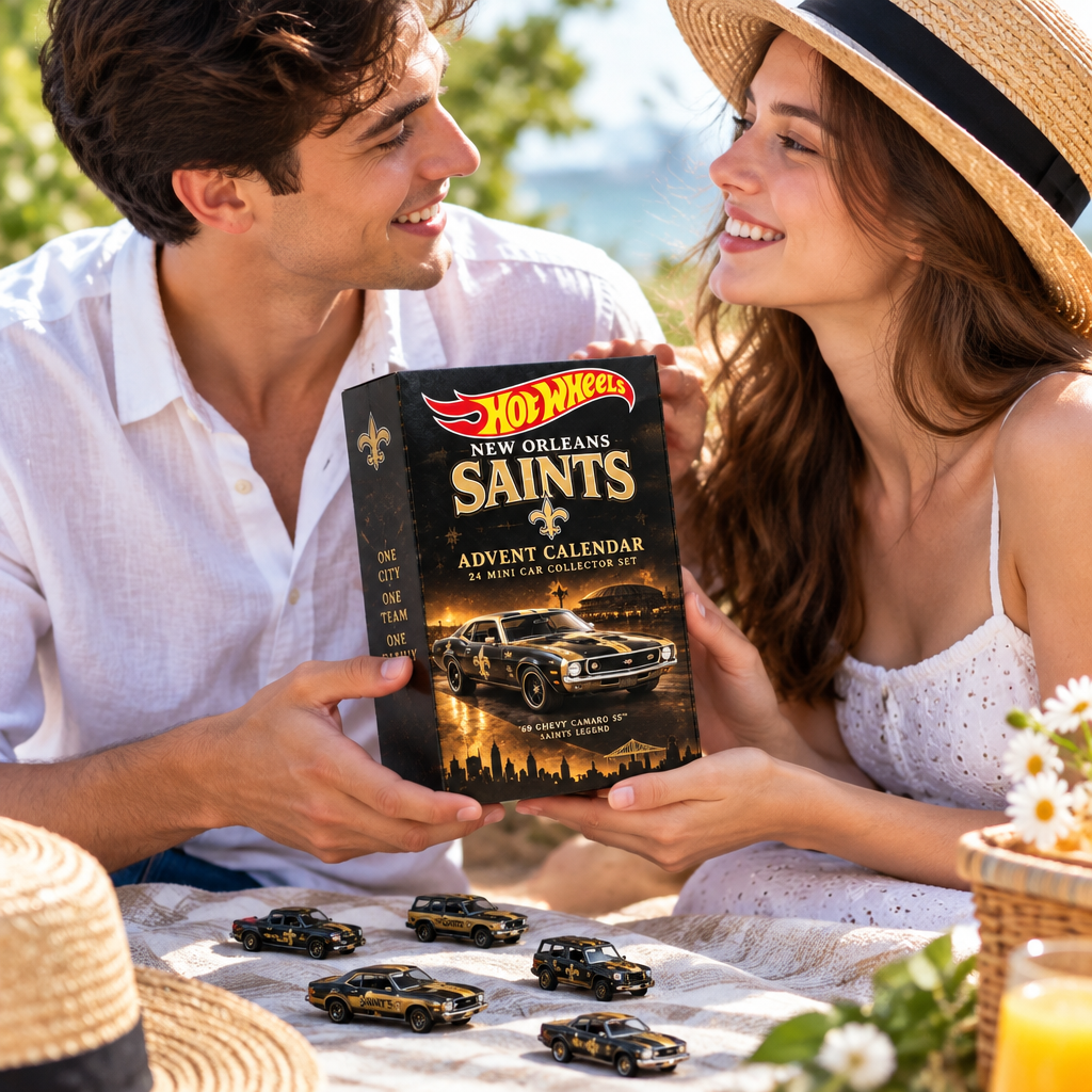 New Orleans Saints Premium Mini Car Advent Calendar